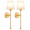 Elvane Linen Battery Operated Wall Sconces