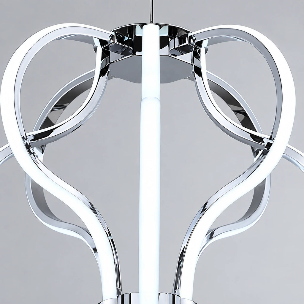 Aurevon Sculptural LED Chandelier