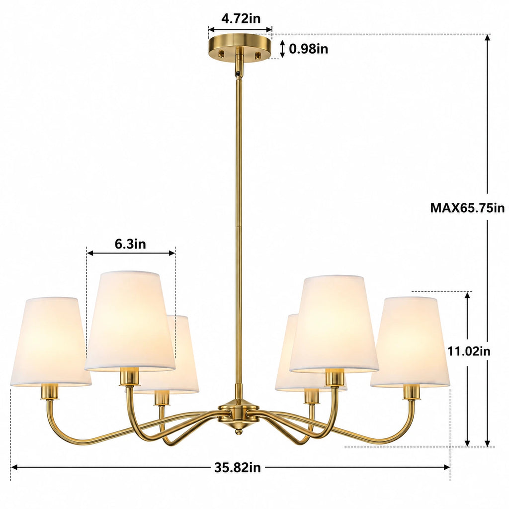 Brielle Farmhouse Chandelier