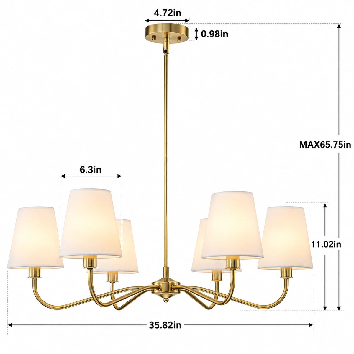 Brielle Farmhouse Chandelier