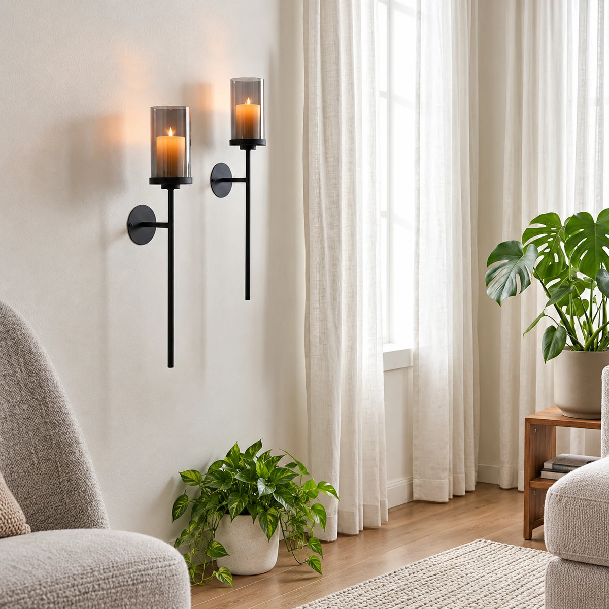 Veyra Hurricane Candle Wall Sconces