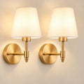 Aurelia Fabric Battery Operated Wall Sconces