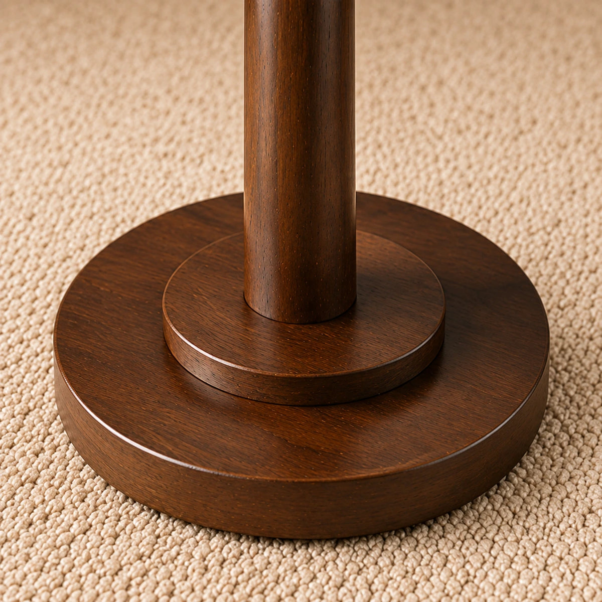 Sculptural Mid-Century Wooden Floor Lamp