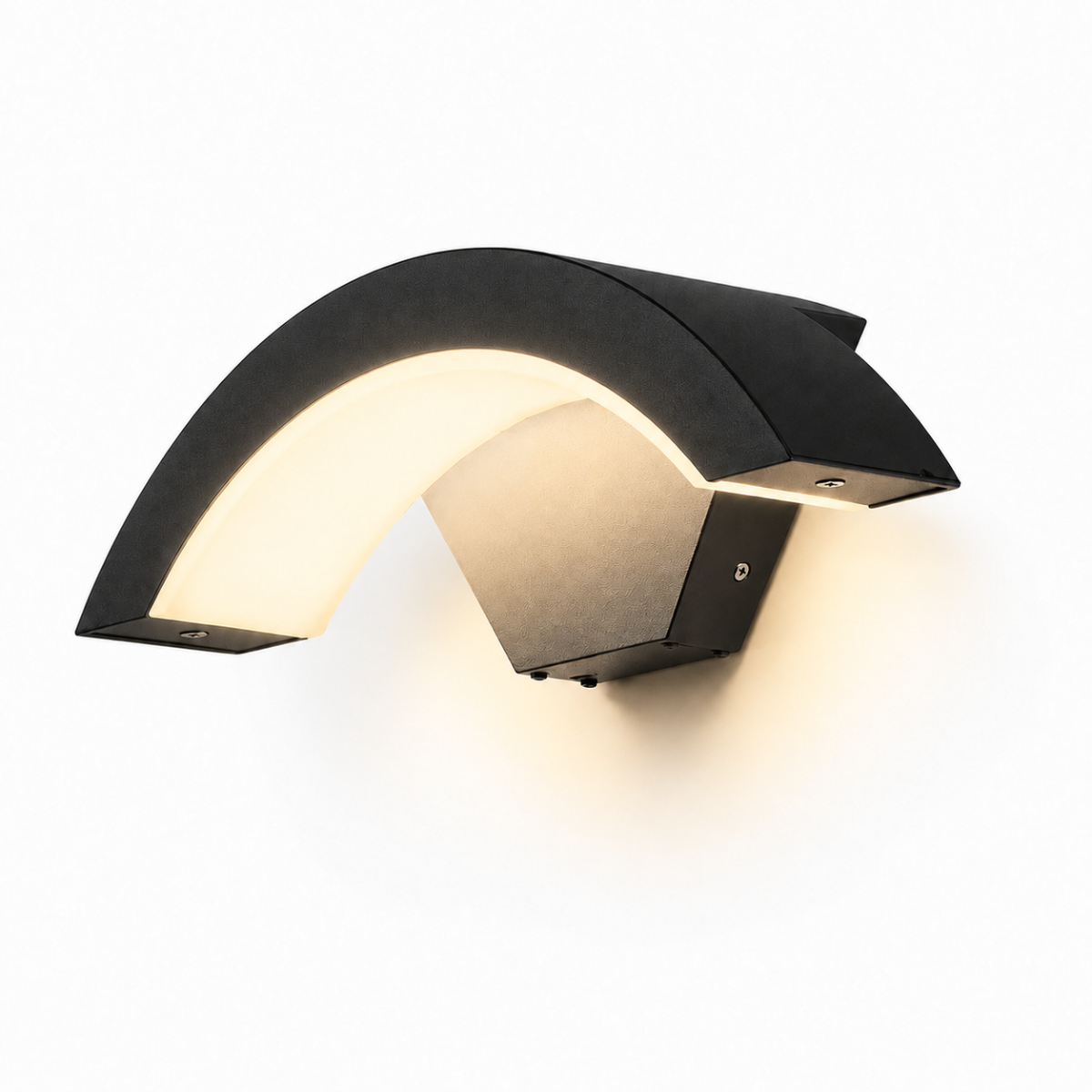 Outdoor LED Wall Light 18W IP65 Waterproof Aluminum Arc Lamp