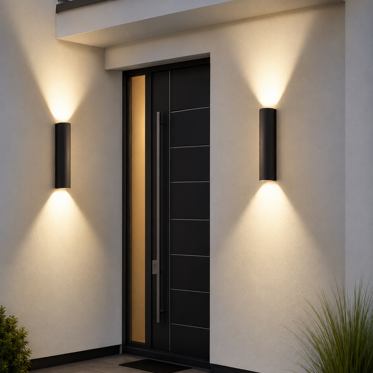 Modern Outdoor Long Strip LED Wall Light IP65 Waterproof Aluminum Lamp