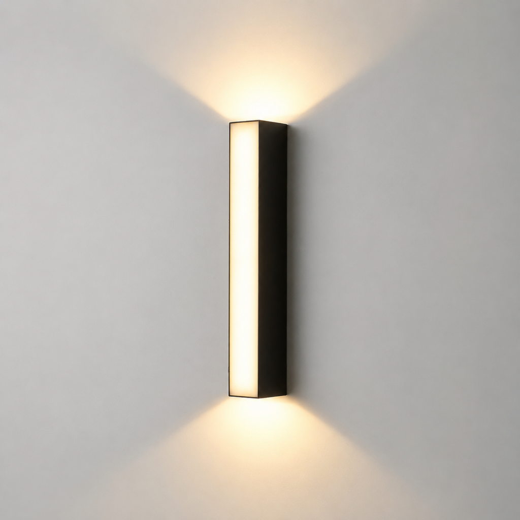 Modern Outdoor Long Strip LED Wall Light IP65 Waterproof Aluminum Lamp