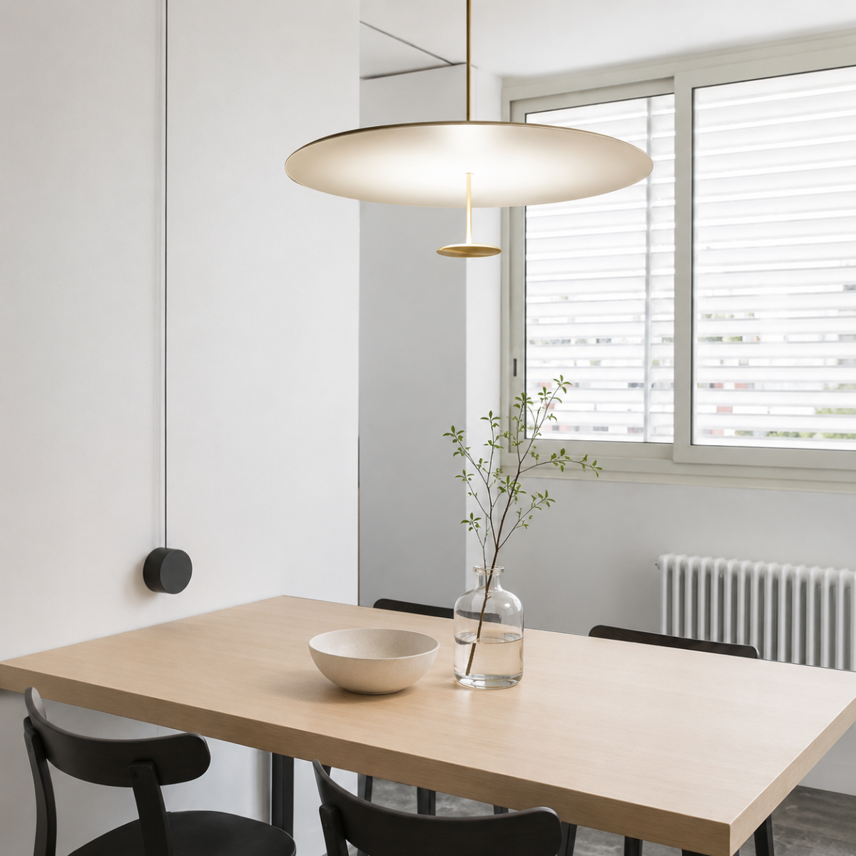 Postmodern Italian Pendant Light E26 Metal Dining Room Lamp