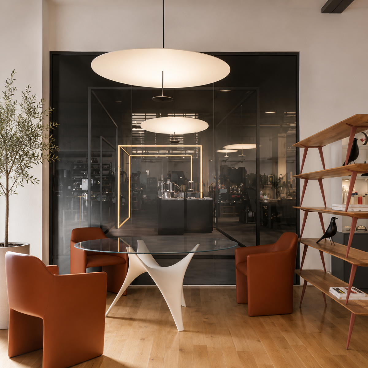 Postmodern Italian Pendant Light E26 Metal Dining Room Lamp