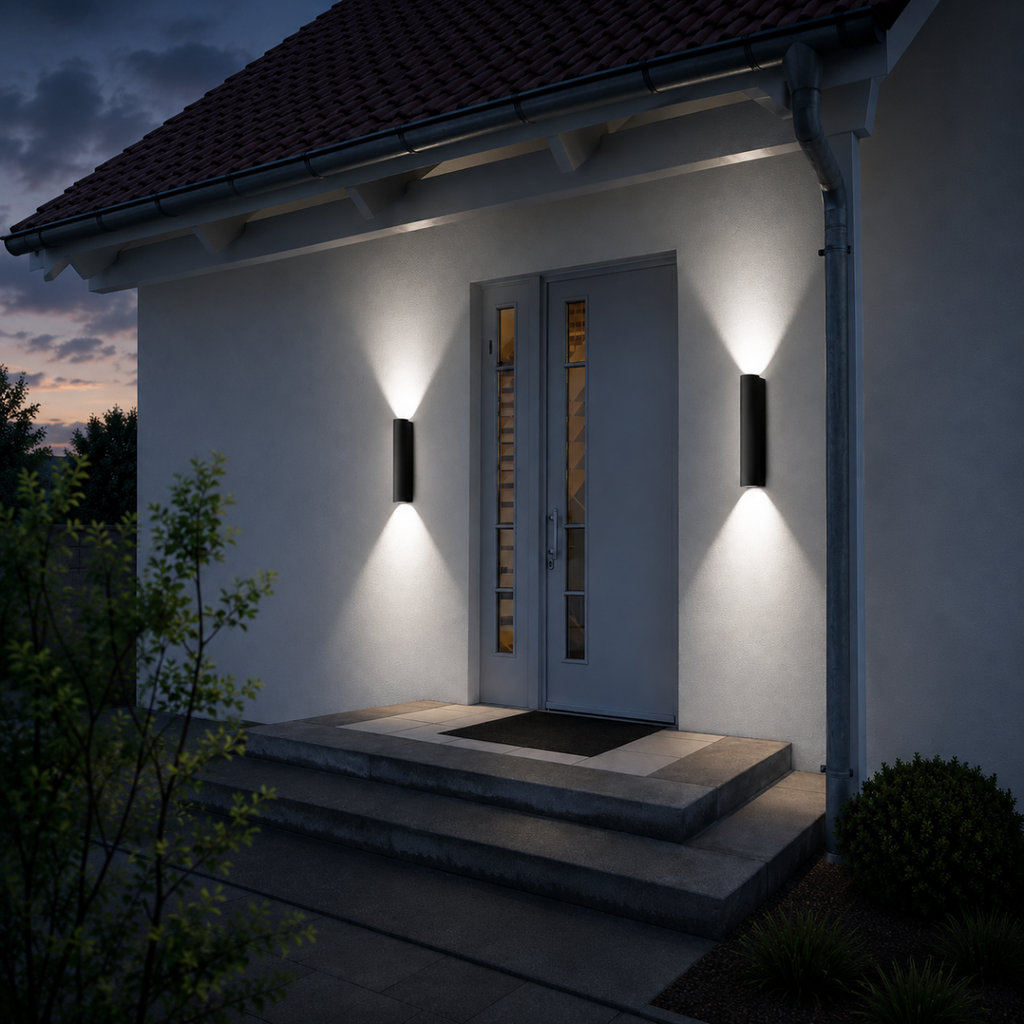 Modern Outdoor Long Strip LED Wall Light IP65 Waterproof Aluminum Lamp
